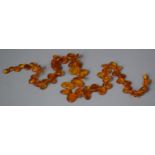A String of Baltic Amber Beads, 36g