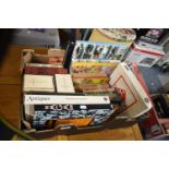 A Collection of Various Books, Monopoly Game etc