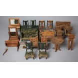 A Small Collection of Dolls House Furniture, Mainly Mid 20th Century