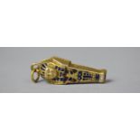 A Vintage Continental Silver Gilt Novelty Hinged Charm in the Form of an Egyptian Sarcophagus/