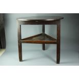 Antique Oak Cricket Table