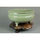 Antique Chinese Celadon Stoneware Bowl