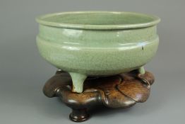 Antique Chinese Celadon Stoneware Bowl