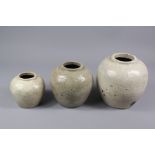 Antique Chinese Celadon Ginger Jars