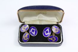 Two Pairs of Gentleman's Silver Cufflinks