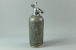 An Art Deco Metal Clad Soda Syphon