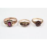 Vintage 9ct Gold Rings