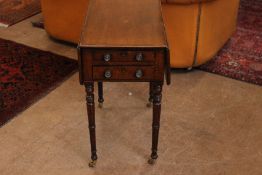 A Mahogany Drop Leaf Table