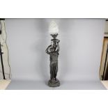 A Spelter Floor Lamp