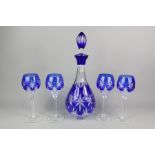 Twelve Horst Belda 'Stars of Midnight' Crystal Wine Glasses