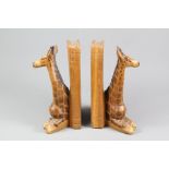 A Pair of Hardwood Book Ends