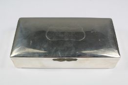 A Silver Double Cigarette Box