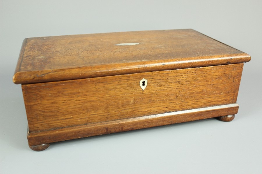 A 19th Century Oak Storage Box