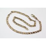 A 9ct Yellow Gold Fancy Link Necklace