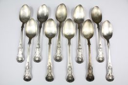 Ten Scottish Silver Teaspoons