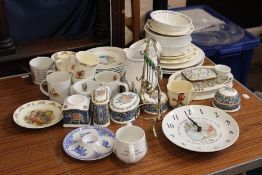 A Selection of Wedgwood "Blue Elephant" Porcelain