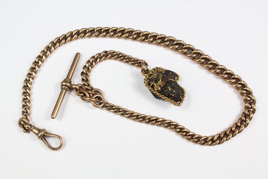 A 9ct Yellow Gold Fob Chain