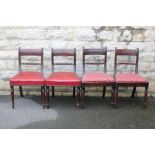 Four Antique Dining Chairs