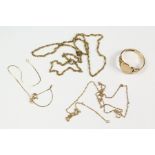 Miscellaneous 9ct Gold Neck Chains