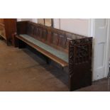 Antique Church Pew