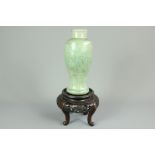 An Antique Chinese Celadon Green Vase