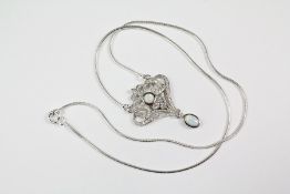 A Silver Belle Epoque-style Necklace