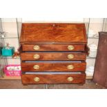 Mahogany Drop-front Bureau