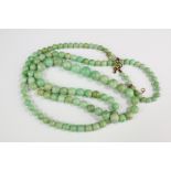 Antique Beaded Jade Necklace