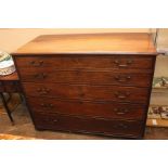 Antique Mahogany Secretaire Chest of Drawers