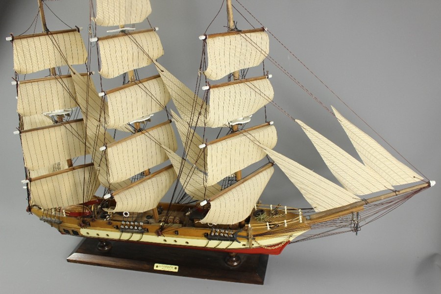 A Model of a Clipper Sailing Ship - Image 3 of 5