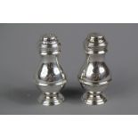 George V Sterling Silver Salt and Pepper Pots