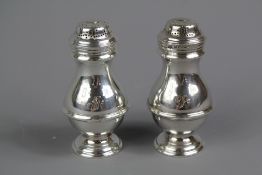 George V Sterling Silver Salt and Pepper Pots