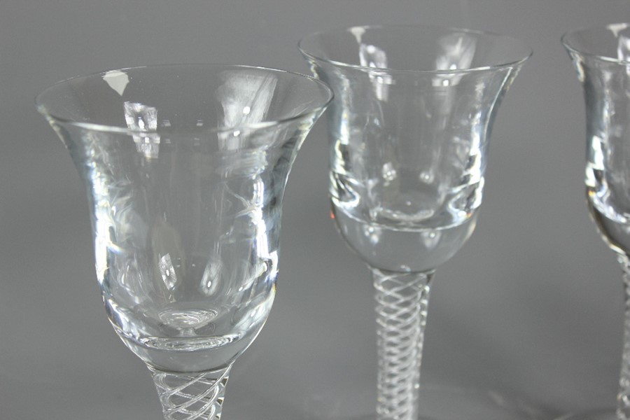 Four Ribbon-stem Glasses - Image 3 of 3