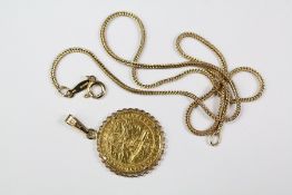 1977 Elizabeth II Silver Jubilee Royal National Lifeboat Association gold coin