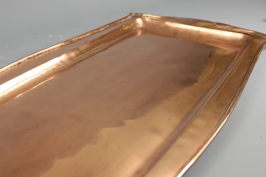 Keswick School Arts and Crafts Copper Tray - Image 5 of 6