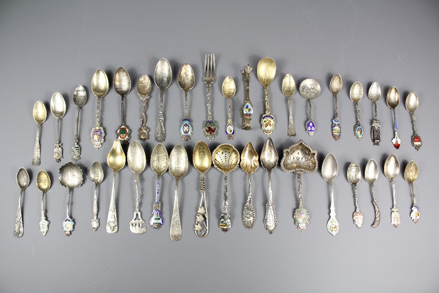 A Collection of Silver Teaspoons