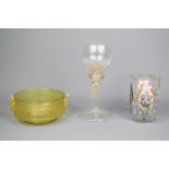 Three Items of Antique Venetian Glass