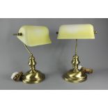 A Pair of Brass Table Lamps