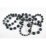 Antique Lapis Lazuli Beaded Necklace