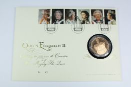 Royal Mint 2013 Queen Elizabeth II 60th Coronation Anniversary Quintuple Sovereign