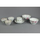 Miscellaneous 18th century English Porcelain including Newhall