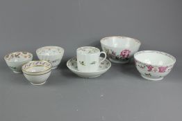 Miscellaneous 18th century English Porcelain including Newhall