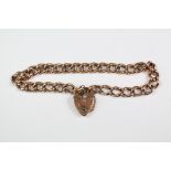 A 9ct Rose Gold Bracelet