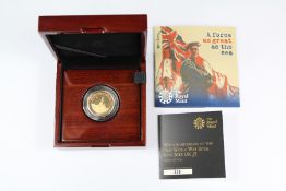 2015 £2 Gold Proof Coin 100th Anniversary of WWI Royal Navy