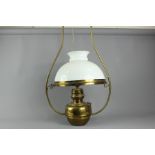 A Vintage Brass Ceiling Light