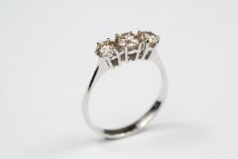 An 18ct Yellow Gold and Diamond Ring