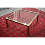Brass Contemporary Coffee Table