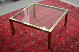 Brass Contemporary Coffee Table