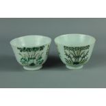 Antique Chinese Tea Bowls