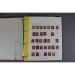 A Ring-Binder Containing Scores of Plated 1d Reds and 1/2d Reds